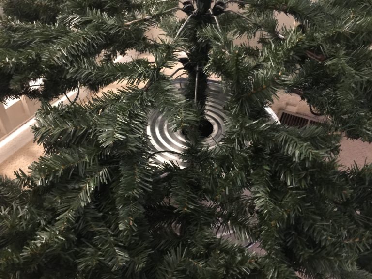 DIY Galvanized Christmas Tree Collar for 20! Birkley Lane Interiors